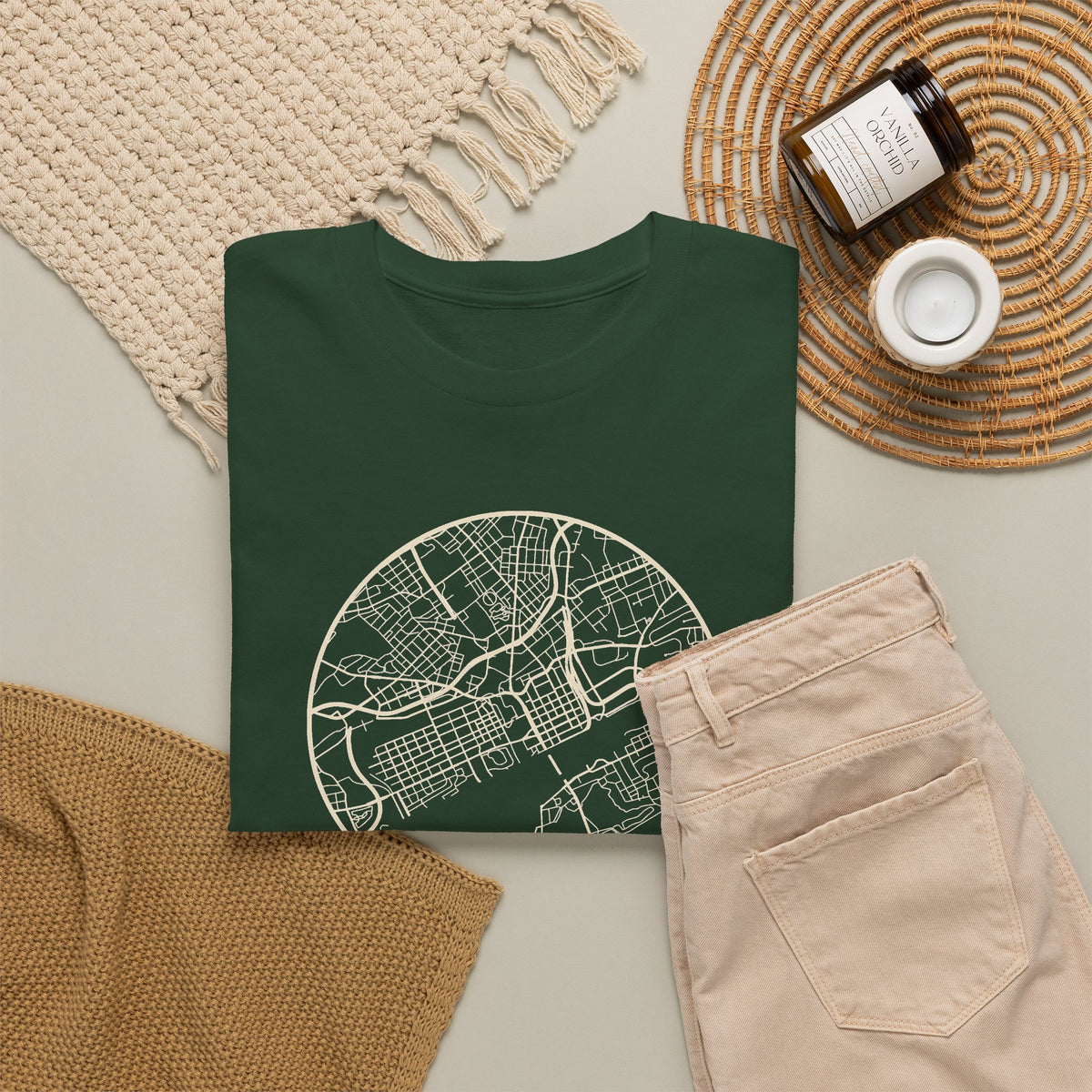 Knoxville Street Map T-Shirt