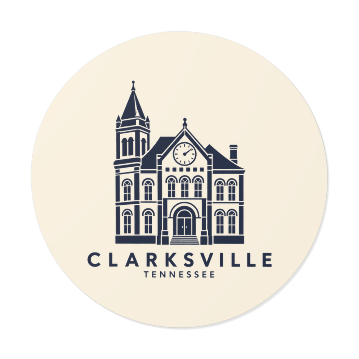 Clarksville Customs House Sticker