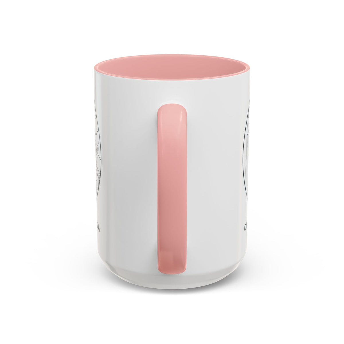 Chattanooga Street Map Accent Mug
