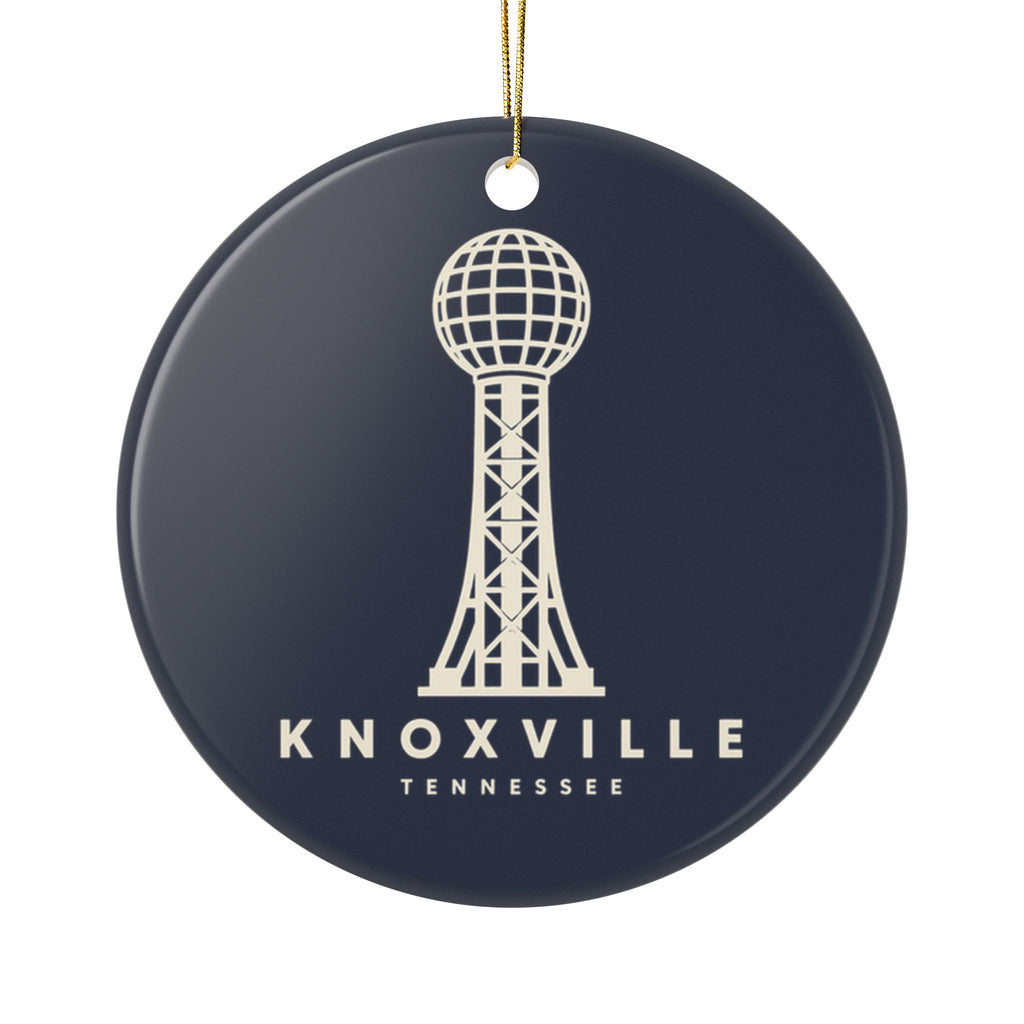 Knoxville Sunsphere Ornament (Navy)