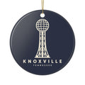 Knoxville Sunsphere Ornament (Navy)