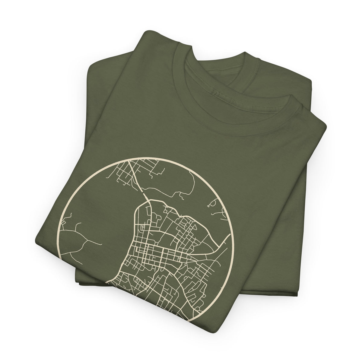Clarksville Street Map T-Shirt