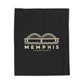 Memphis Hernando de Soto Bridge Blanket (Black)