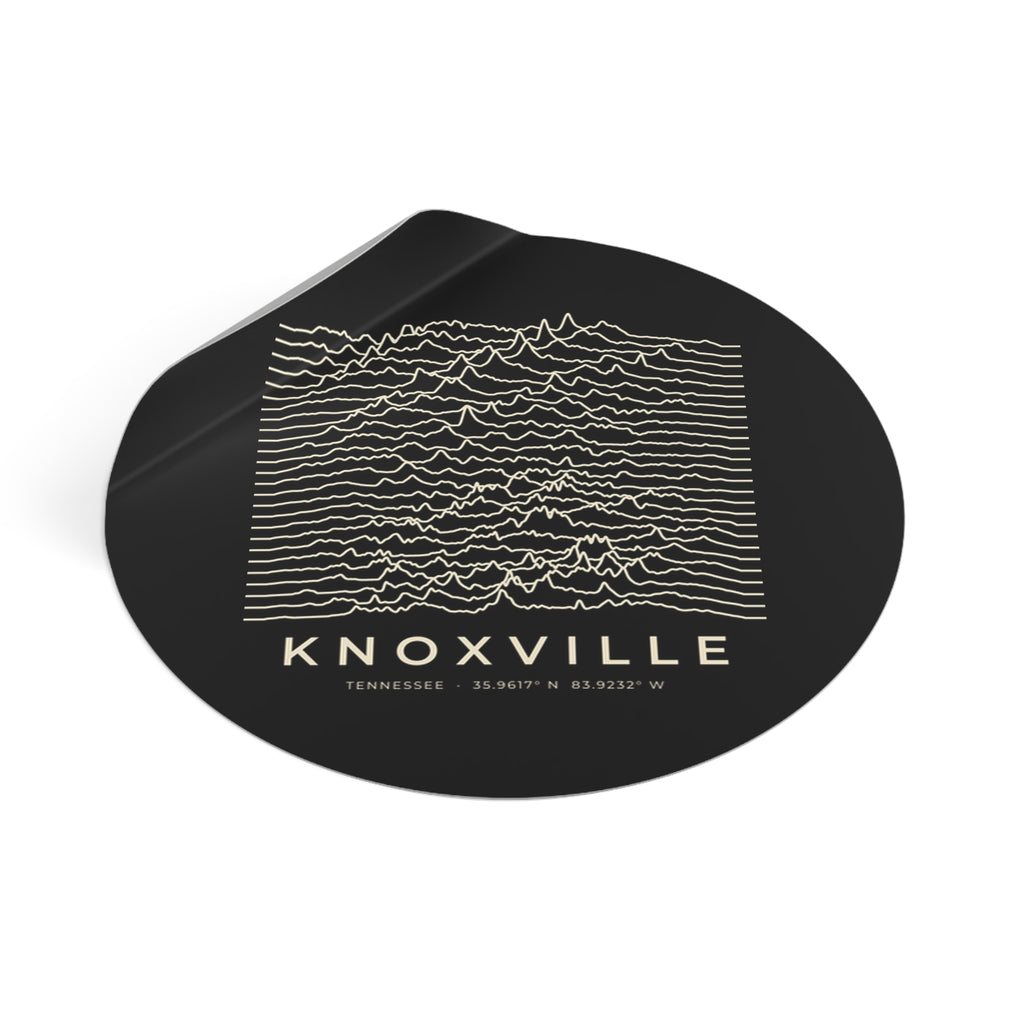 Knoxville Ridgeline Sticker (Black)