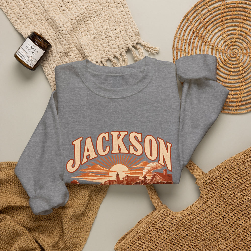 Jackson Engraved Valley Crewneck Sweatshirt