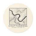 Chattanooga Topo Map Sticker
