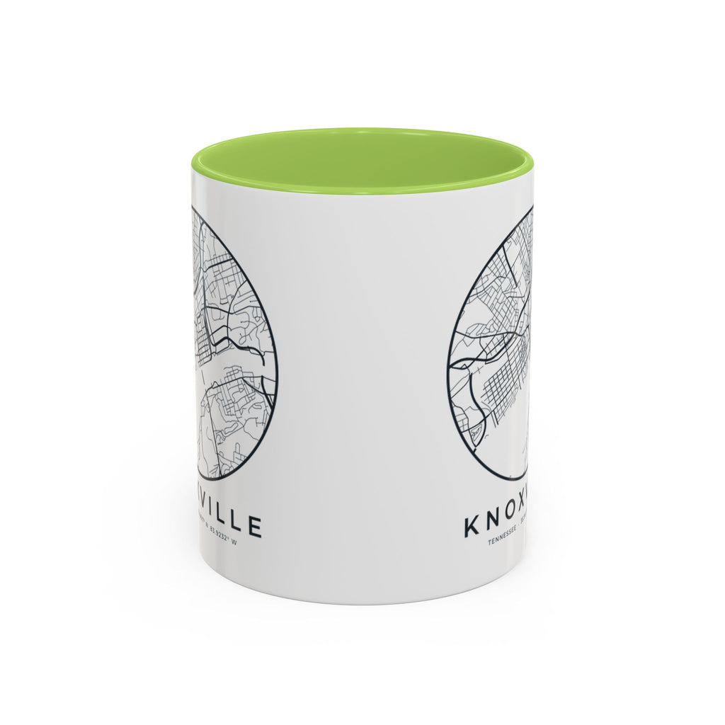 Knoxville Street Map Accent Mug