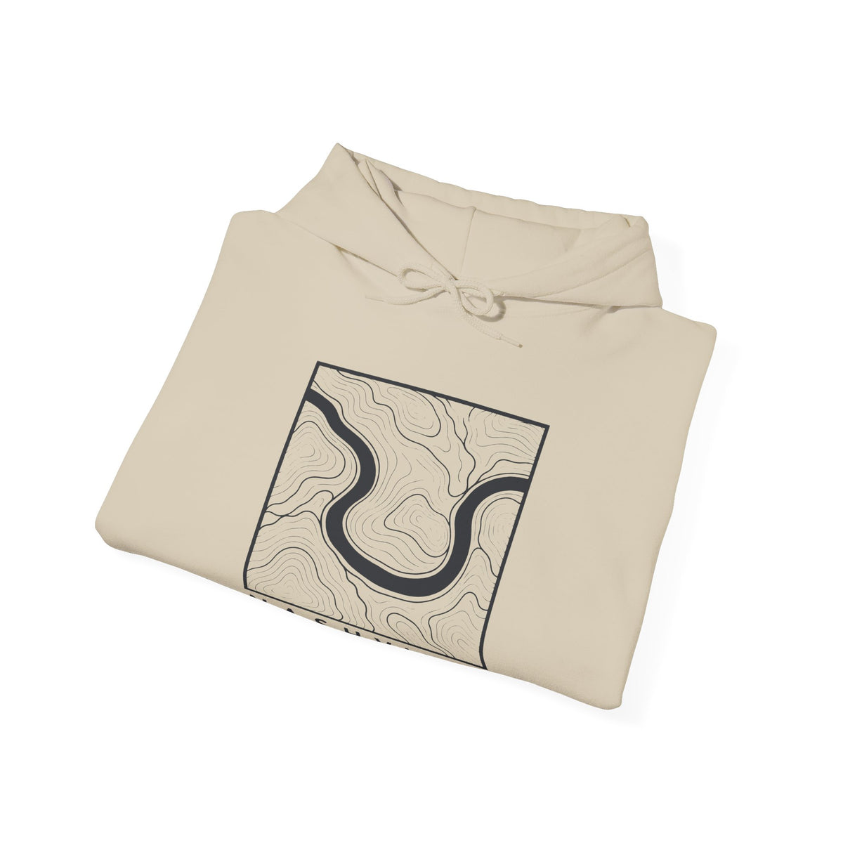 Nashville Topo Map Hoodie