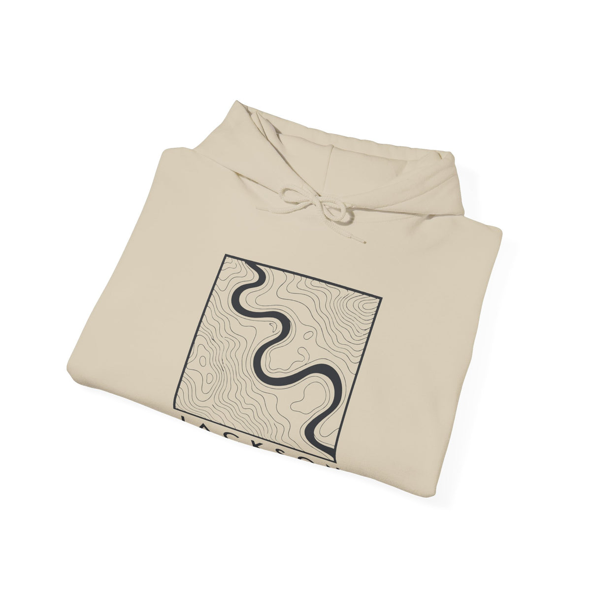 Jackson Topo Map Hoodie