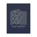 Chattanooga Ridgeline Canvas Print (Navy)