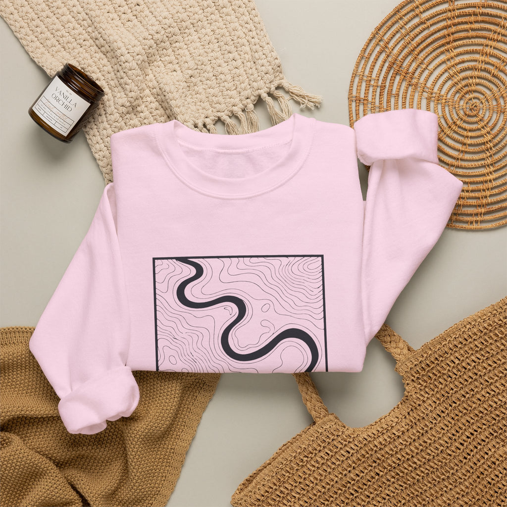 Jackson Topo Map Crewneck Sweatshirt