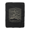 Clarksville Ridgeline Sherpa Blanket (Black)