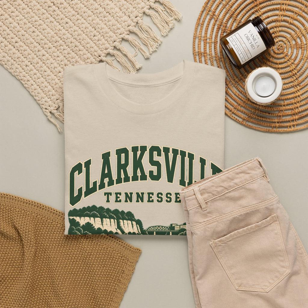 Clarksville Vintage Varsity T-Shirt