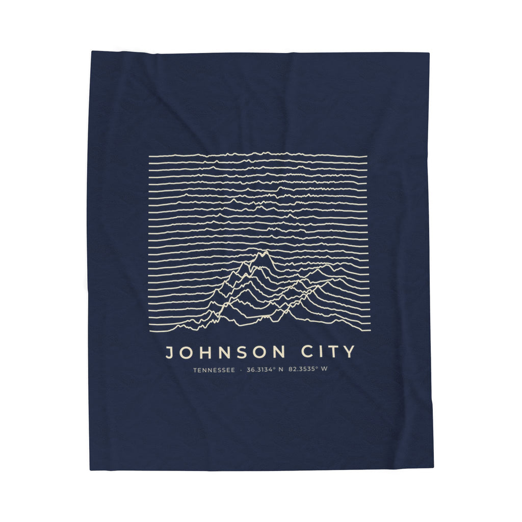 Johnson City Ridgeline Blanket (Navy)