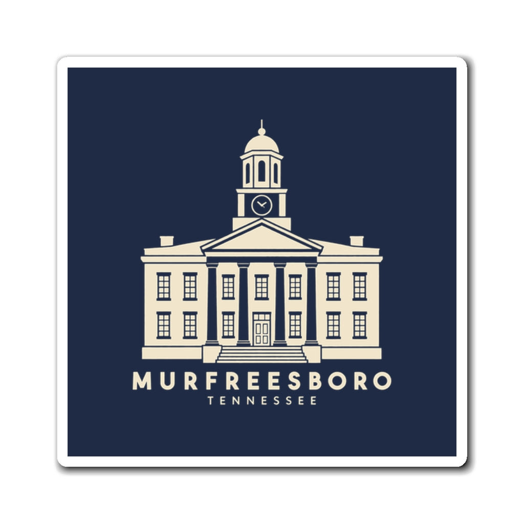 Murfreesboro Rutherford County Courthouse Magnet (Navy)