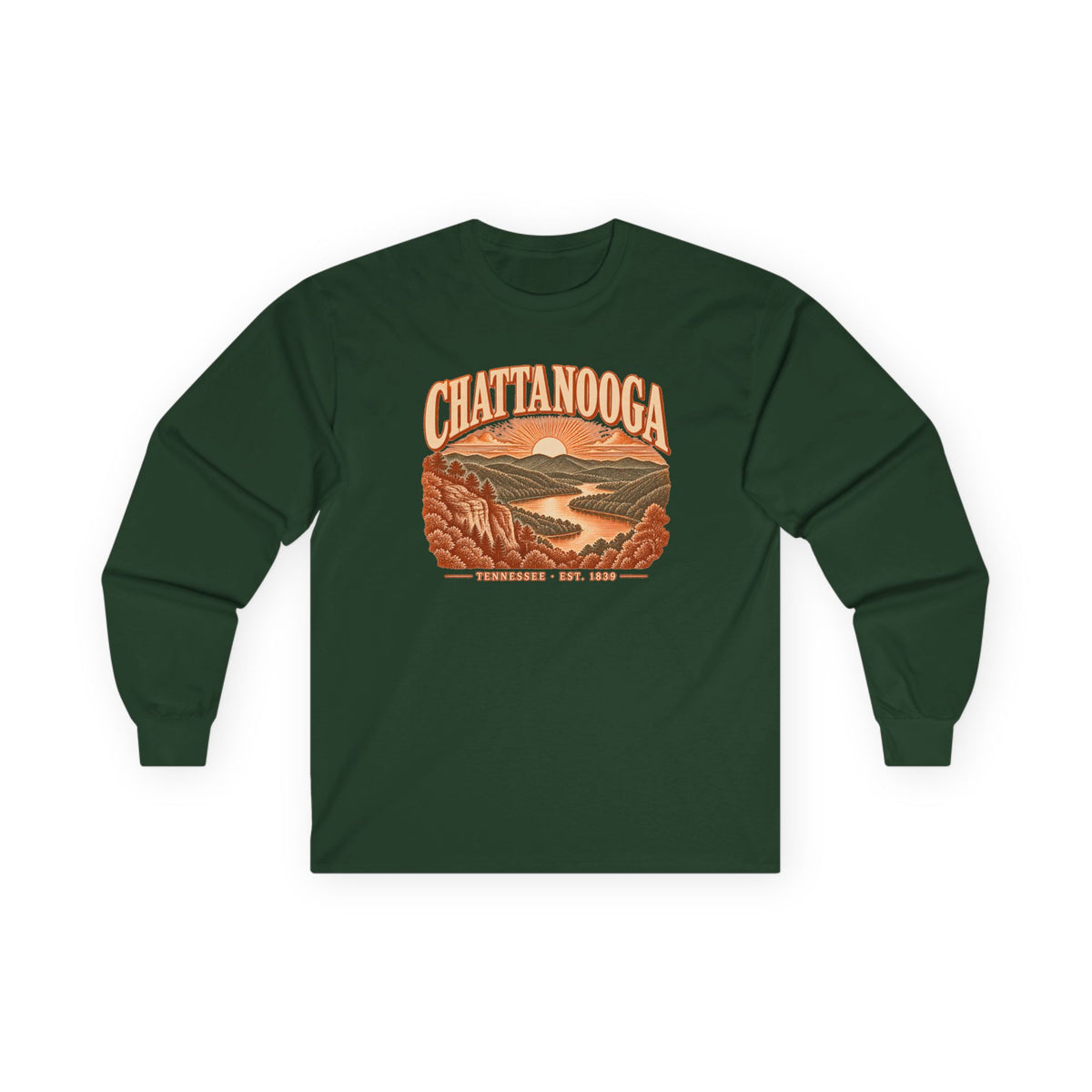 Chattanooga Engraved Valley Long Sleeve T-Shirt