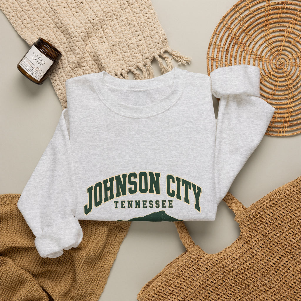Johnson City Vintage Varsity Crewneck Sweatshirt