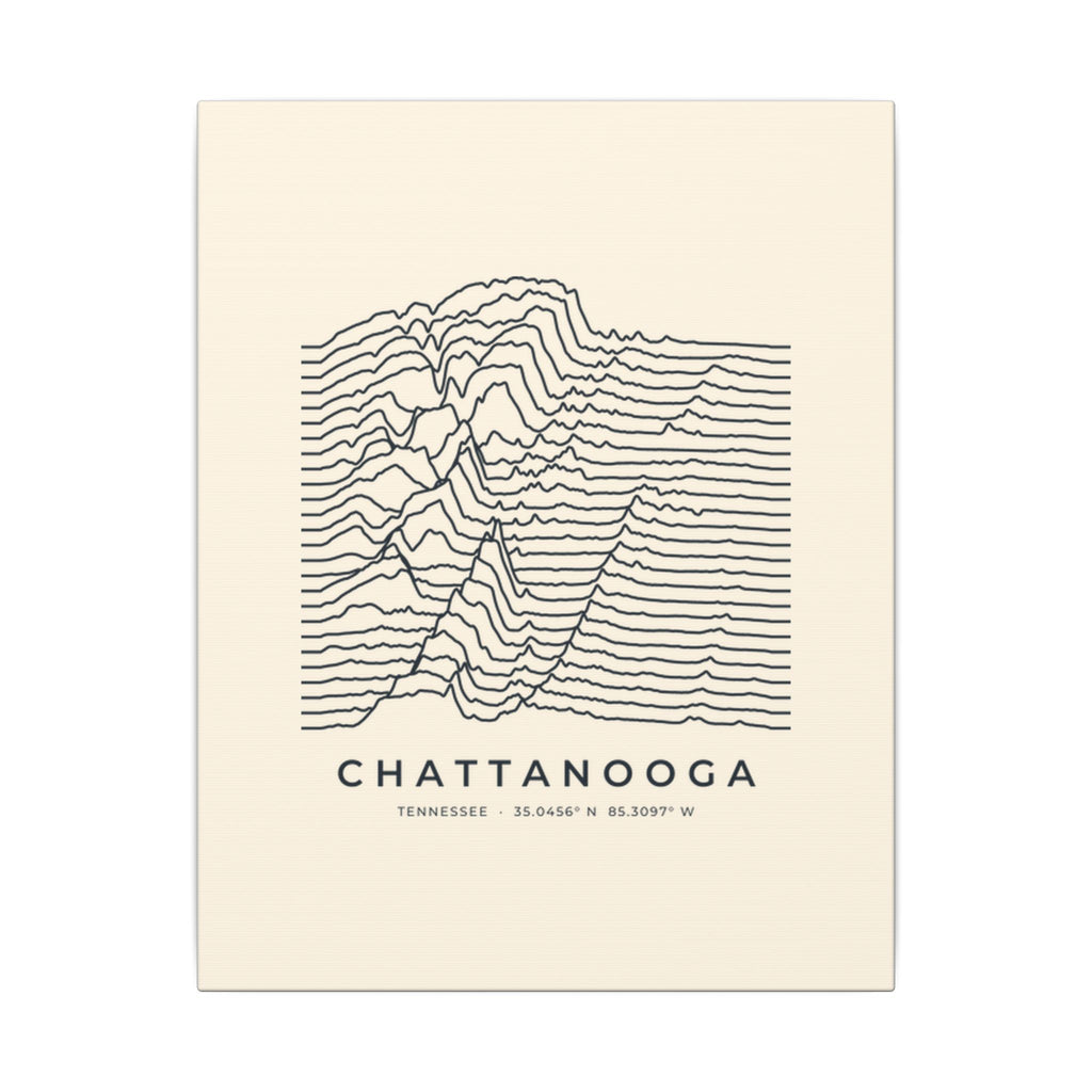 Chattanooga Ridgeline Canvas Print