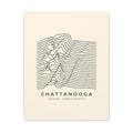 Chattanooga Ridgeline Canvas Print