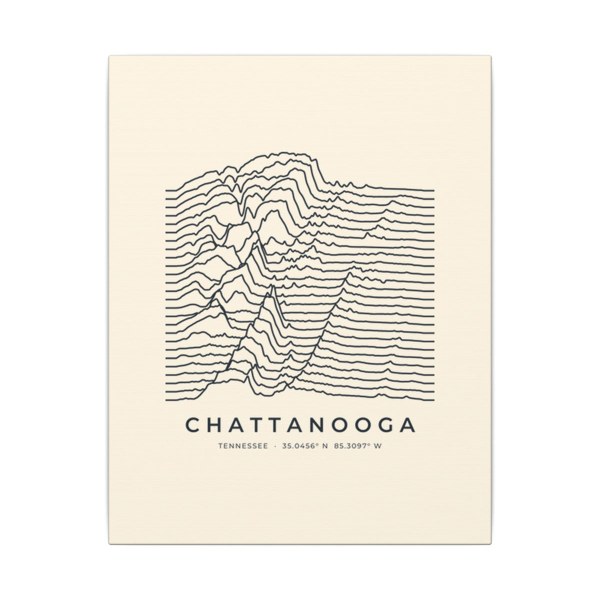 Chattanooga Ridgeline Canvas Print
