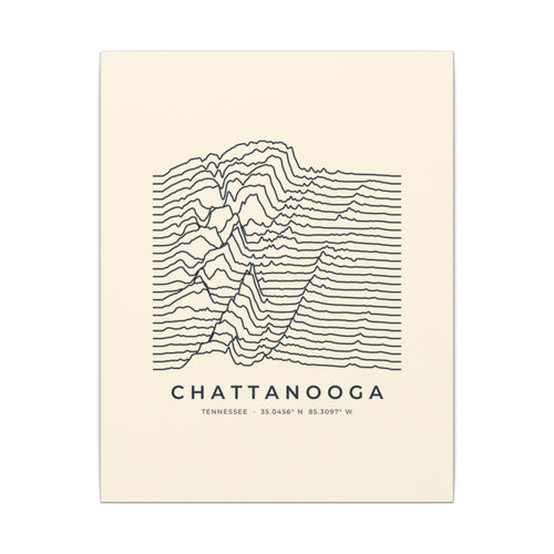 Chattanooga Ridgeline Canvas Print