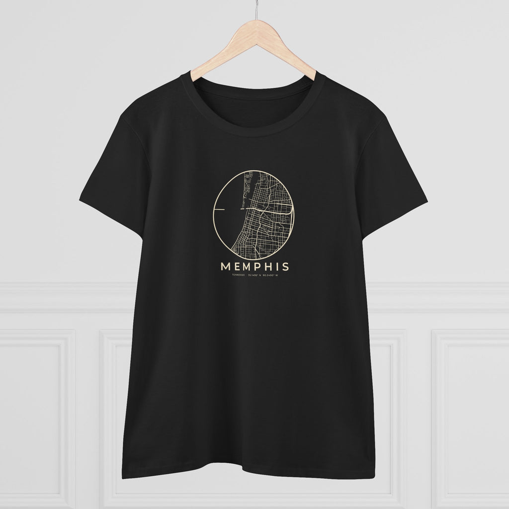 Memphis Street Map Women's T-Shirt