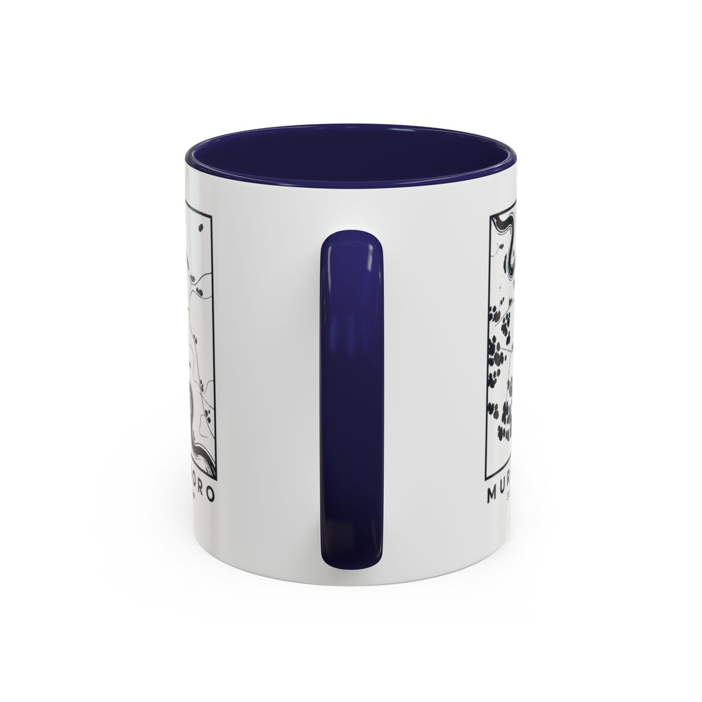 Murfreesboro Topo Map Accent Mug