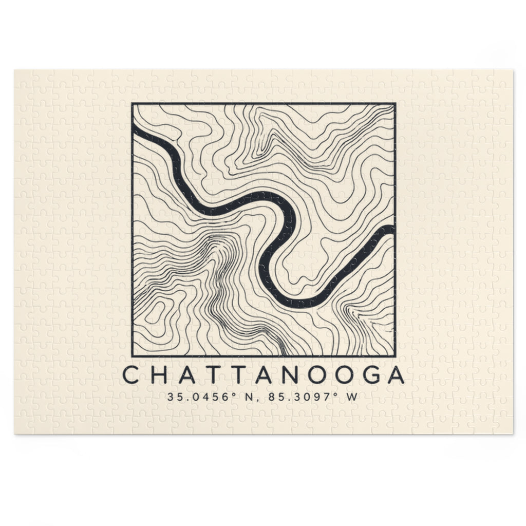 Chattanooga Topo Map Puzzle