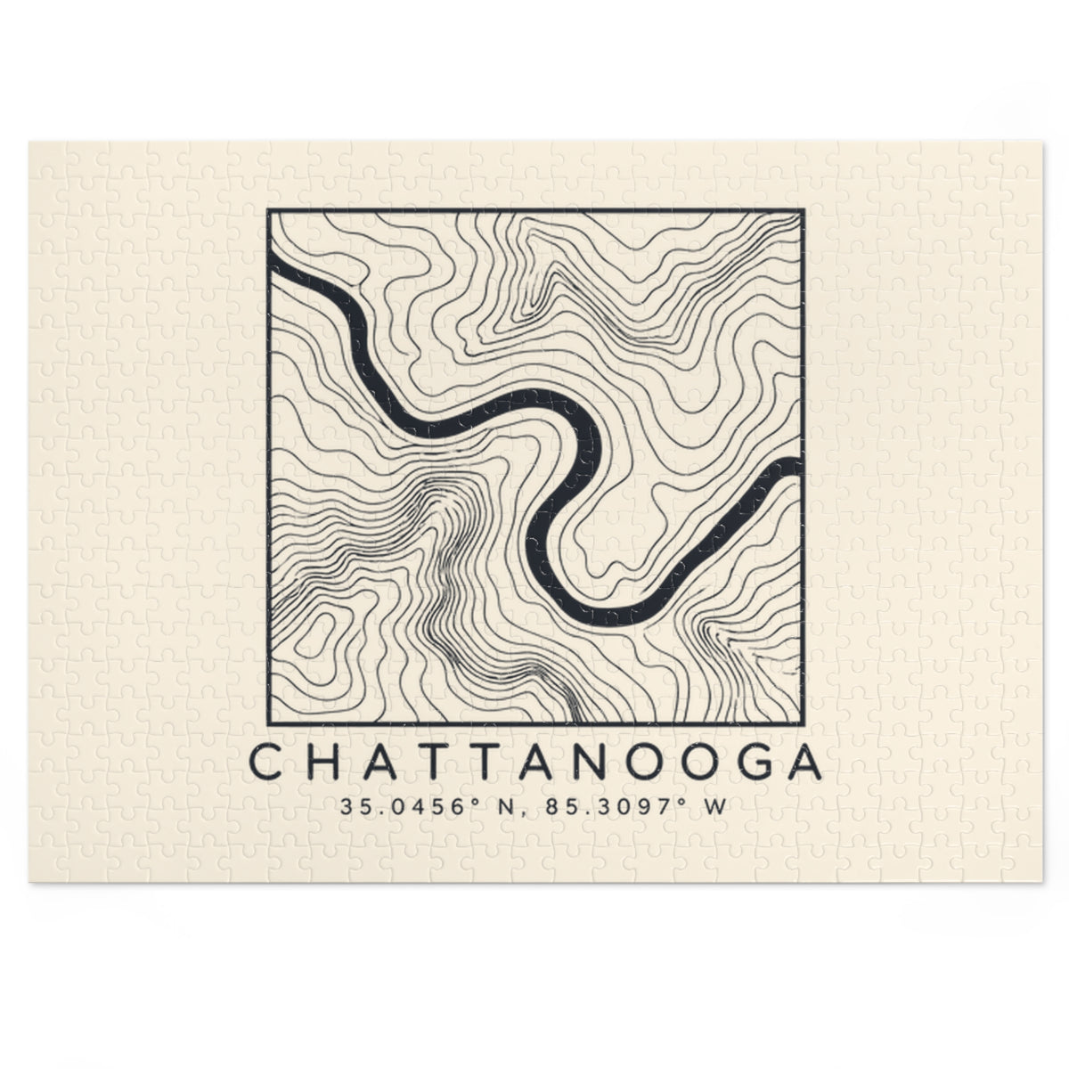 Chattanooga Topo Map Puzzle