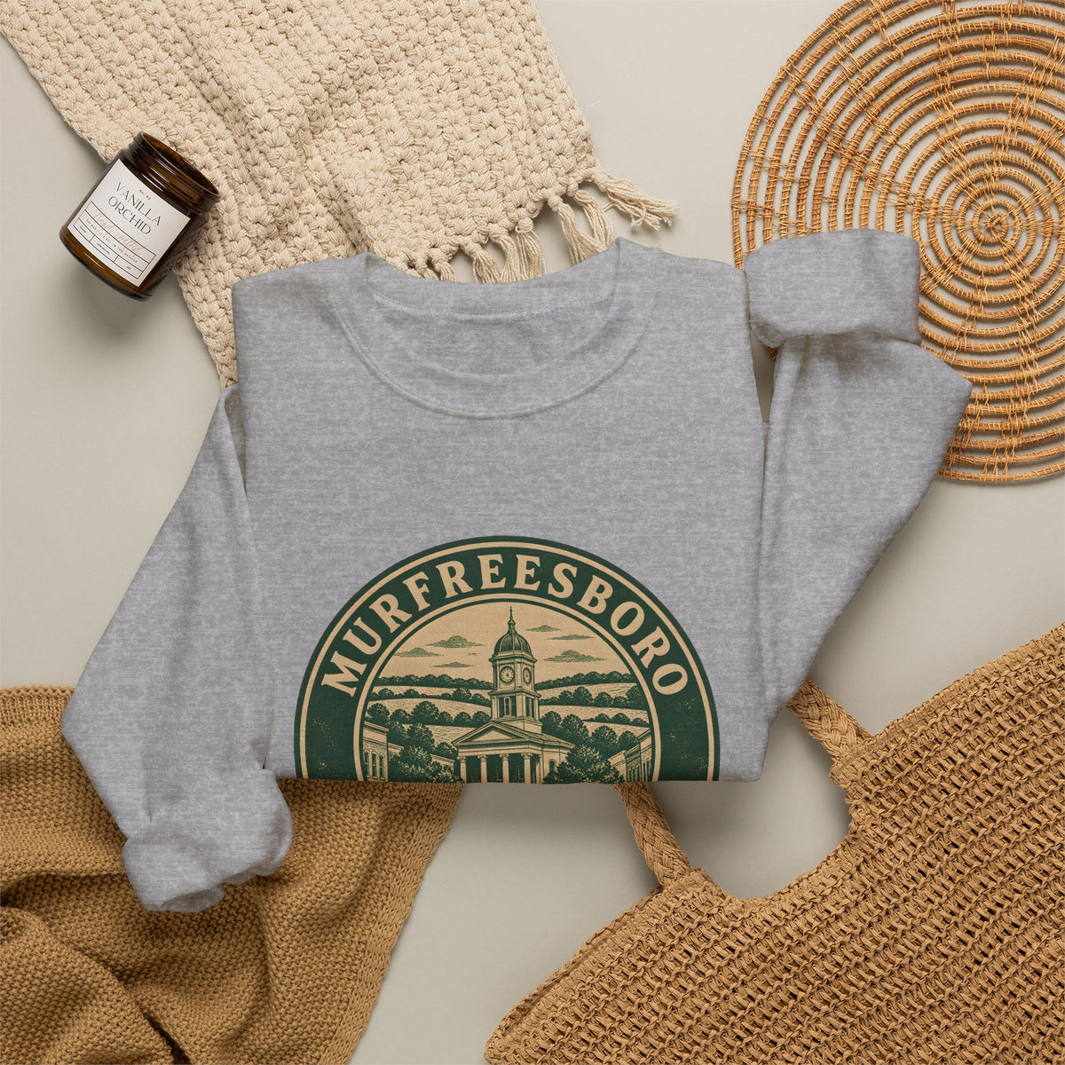 Murfreesboro Park Badge Crewneck Sweatshirt