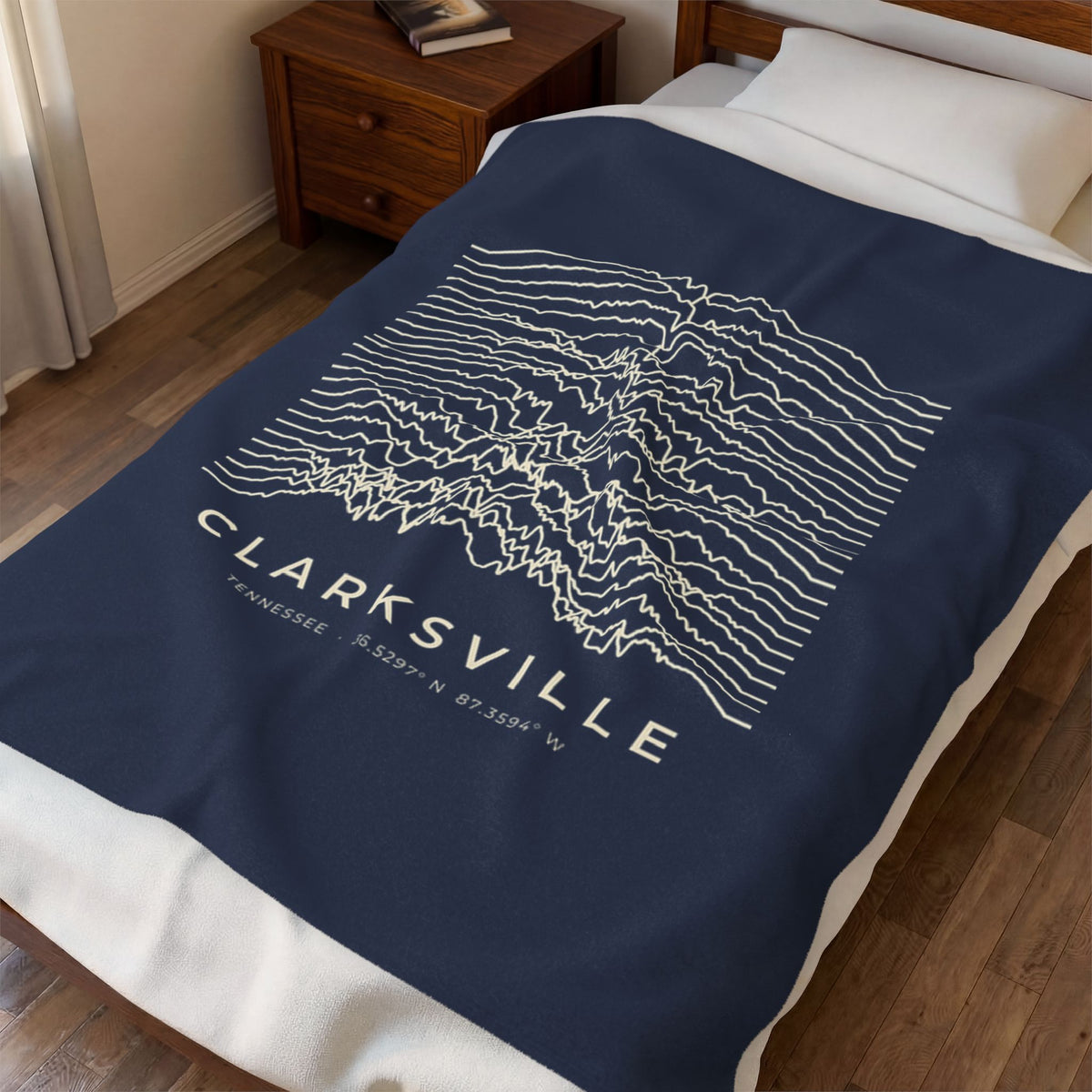Clarksville Ridgeline Blanket (Navy)