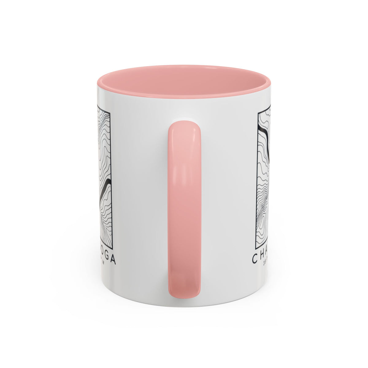 Chattanooga Topo Map Accent Mug