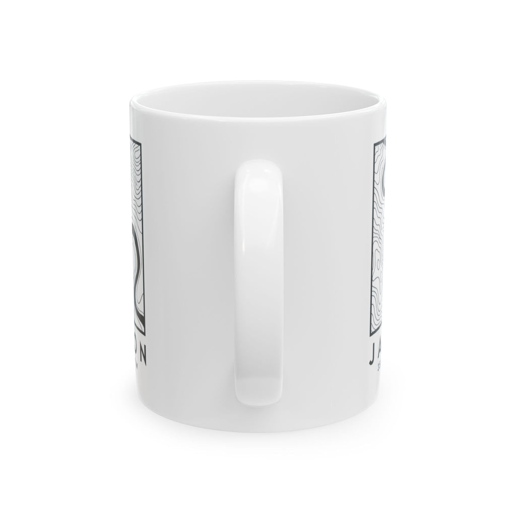 Jackson Topo Map Mug