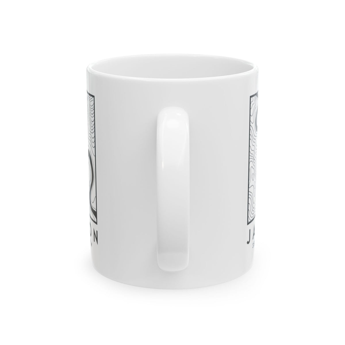 Jackson Topo Map Mug