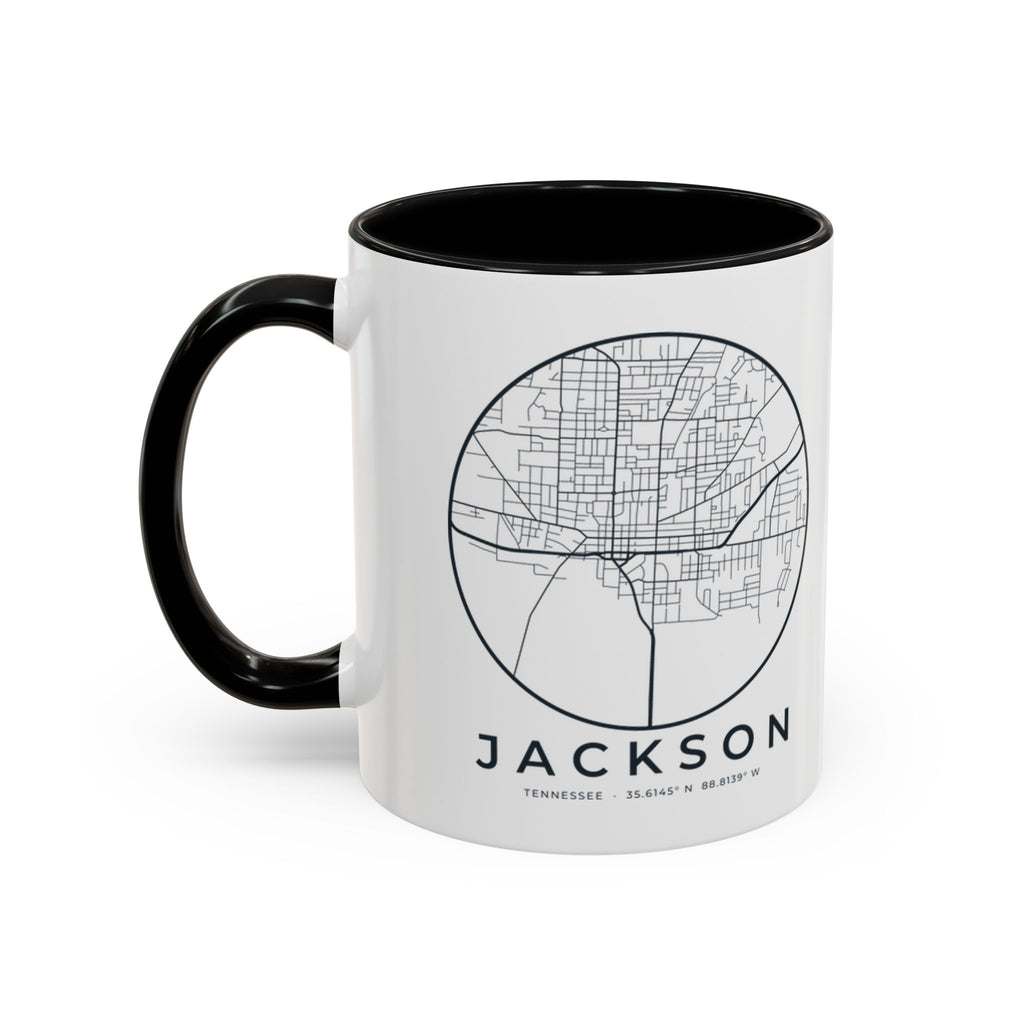 Jackson Street Map Accent Mug