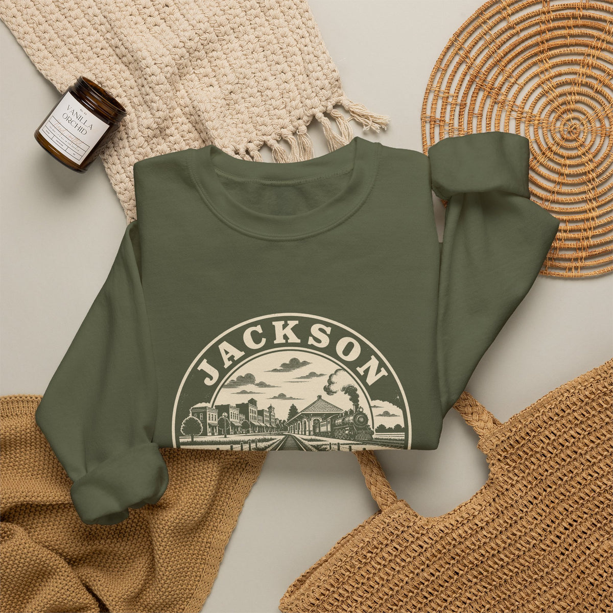 Jackson Park Badge Crewneck Sweatshirt