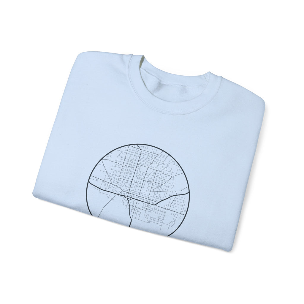 Jackson Street Map Crewneck Sweatshirt