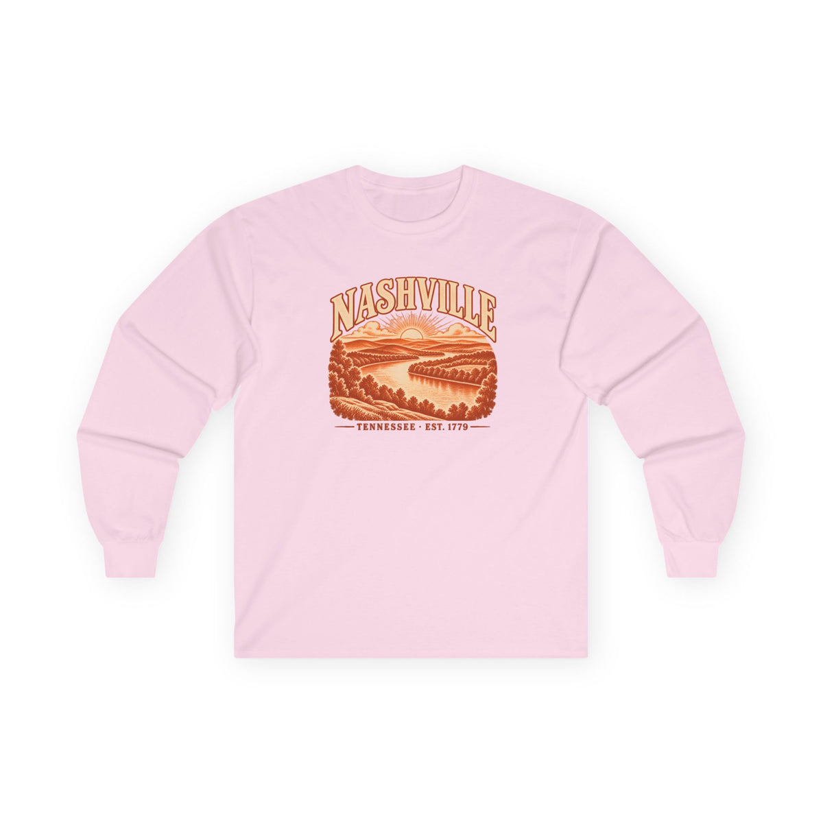 Nashville Engraved Valley Long Sleeve T-Shirt