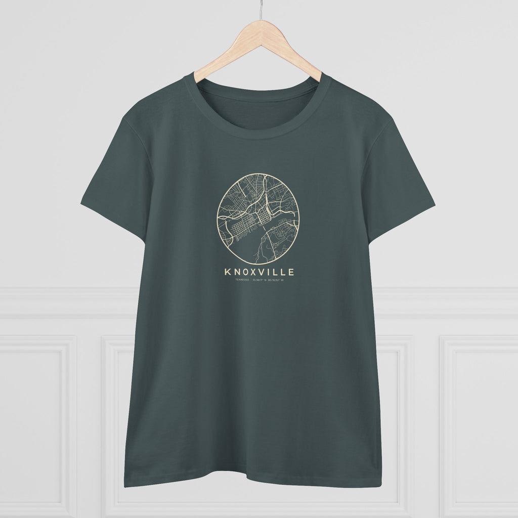Knoxville Street Map Women's T-Shirt