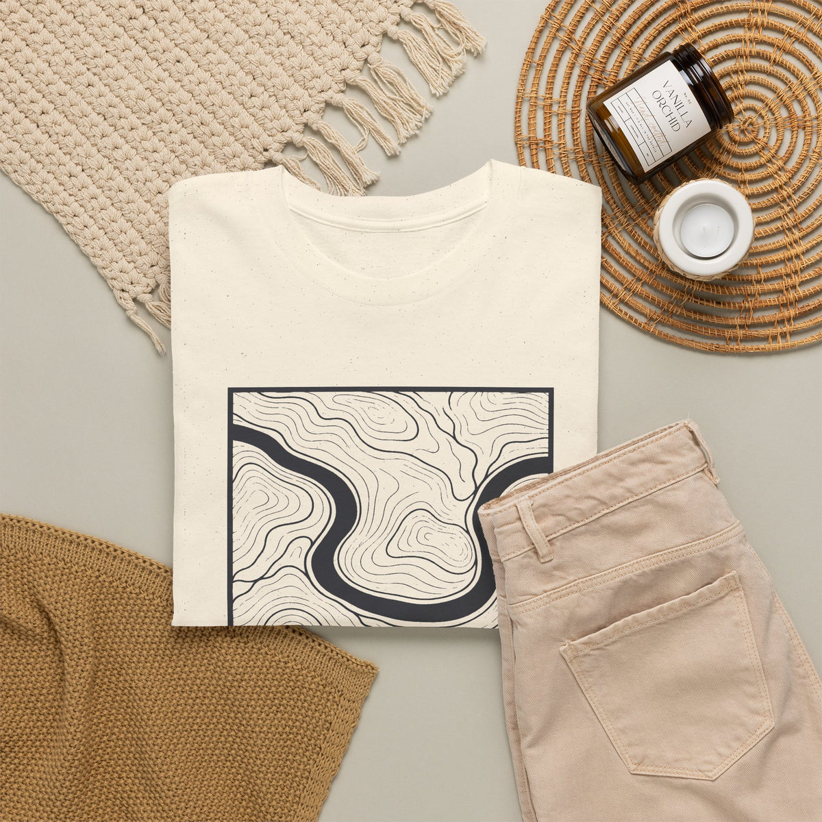 Nashville Topo Map T-Shirt