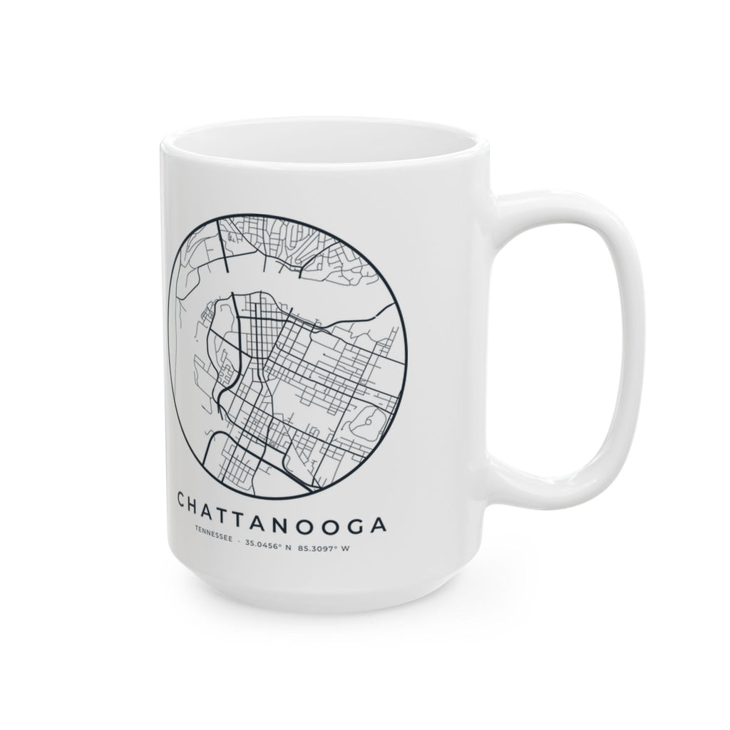 Chattanooga Street Map Mug