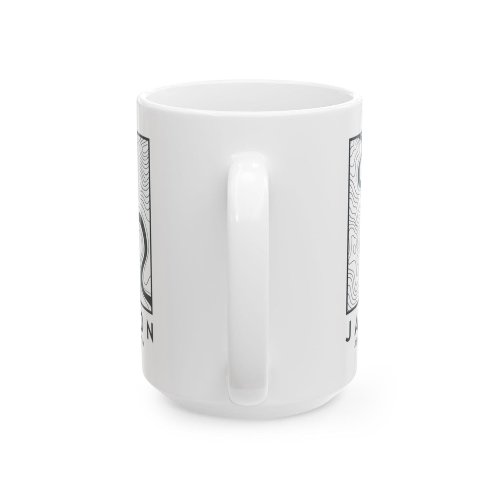 Jackson Topo Map Mug