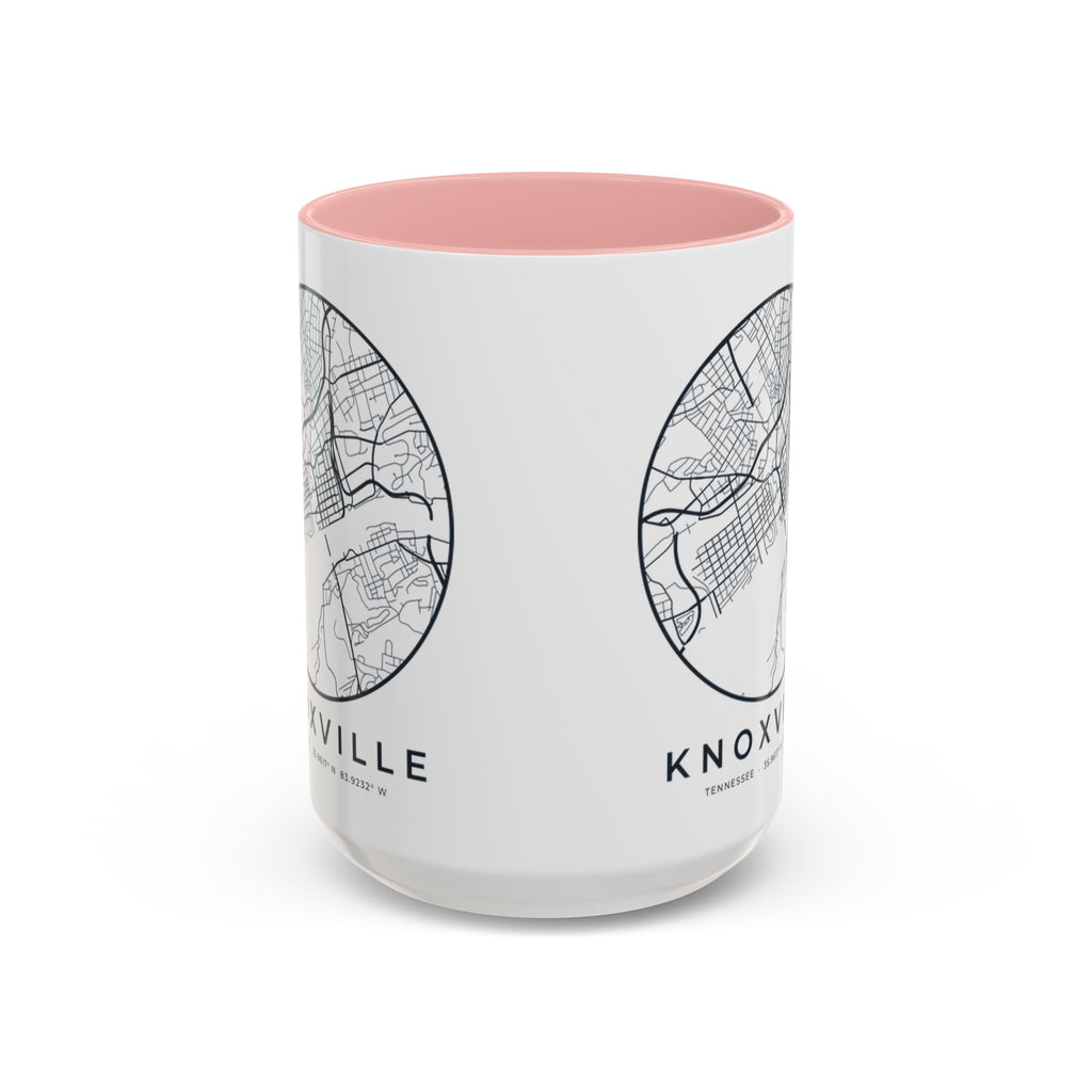 Knoxville Street Map Accent Mug