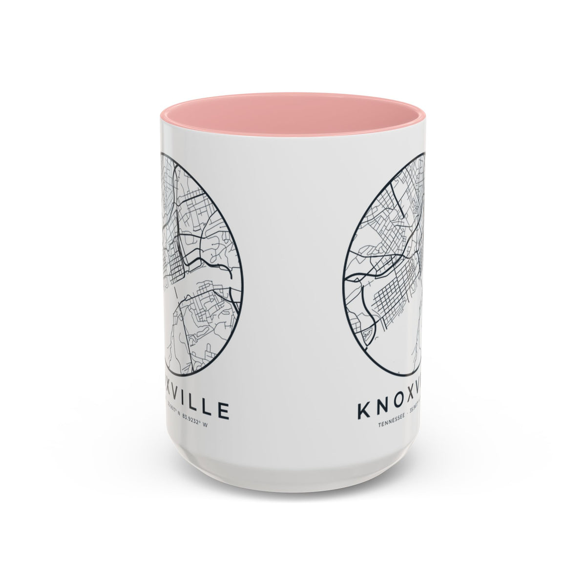 Knoxville Street Map Accent Mug