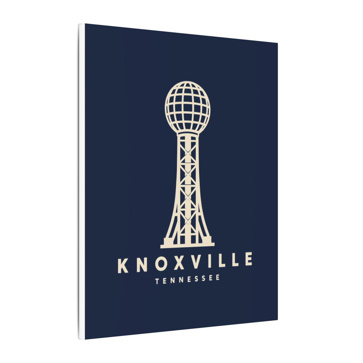 Knoxville Sunsphere Canvas Print (Navy)