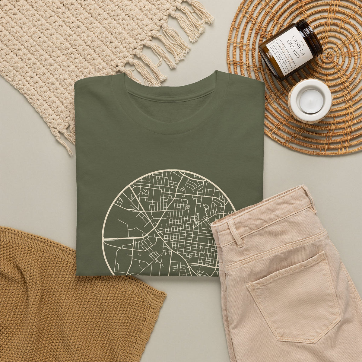 Murfreesboro Street Map T-Shirt
