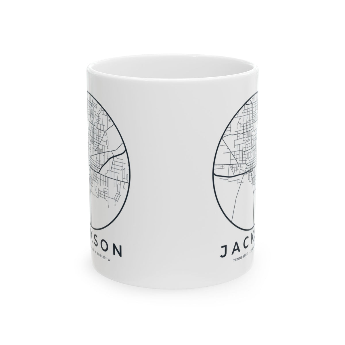 Jackson Street Map Mug