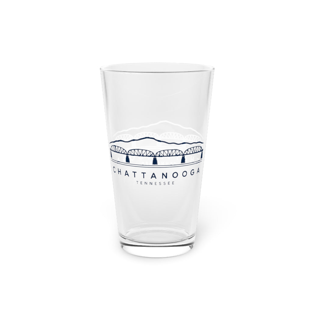 Chattanooga Walnut Street Bridge Pint Glass