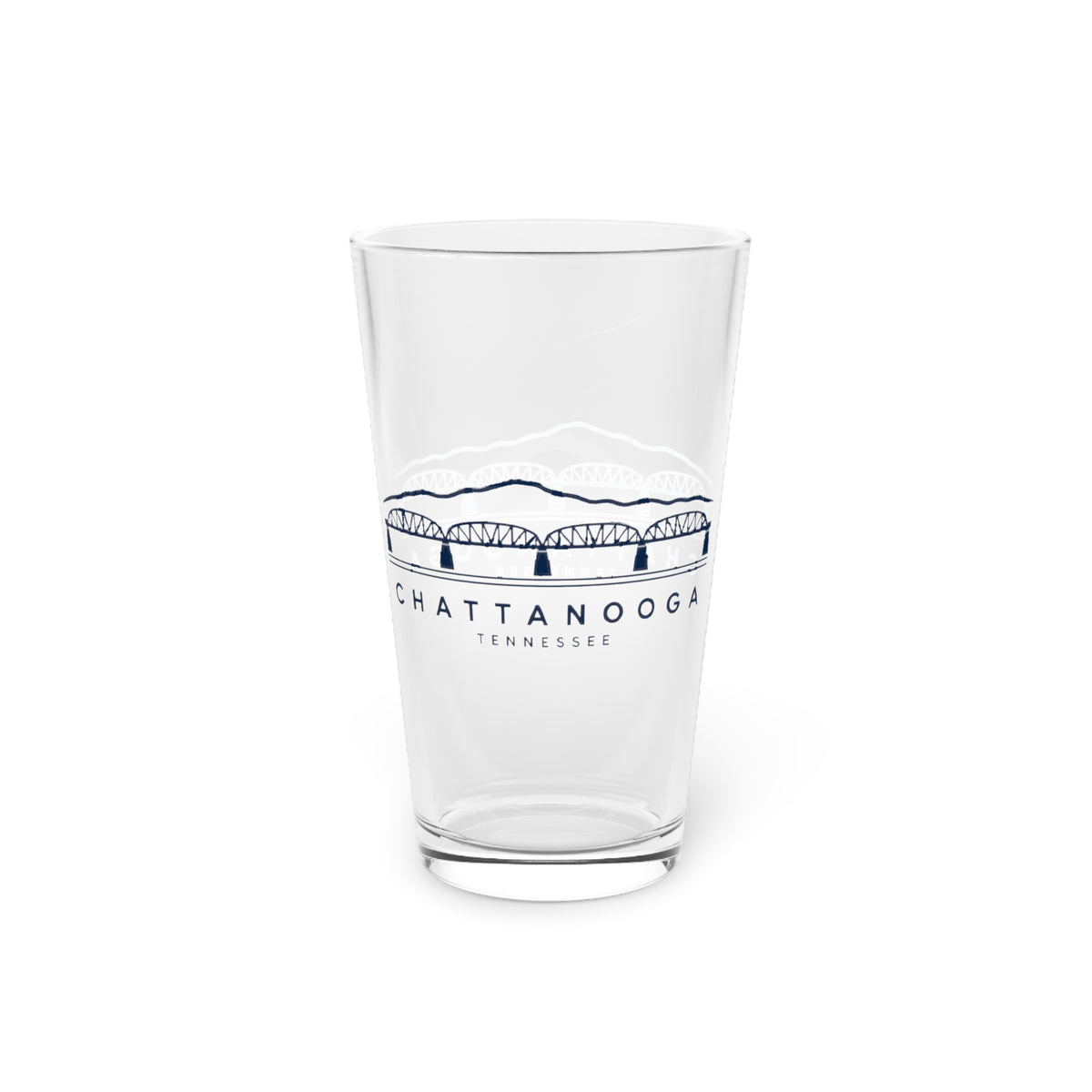 Chattanooga Walnut Street Bridge Pint Glass