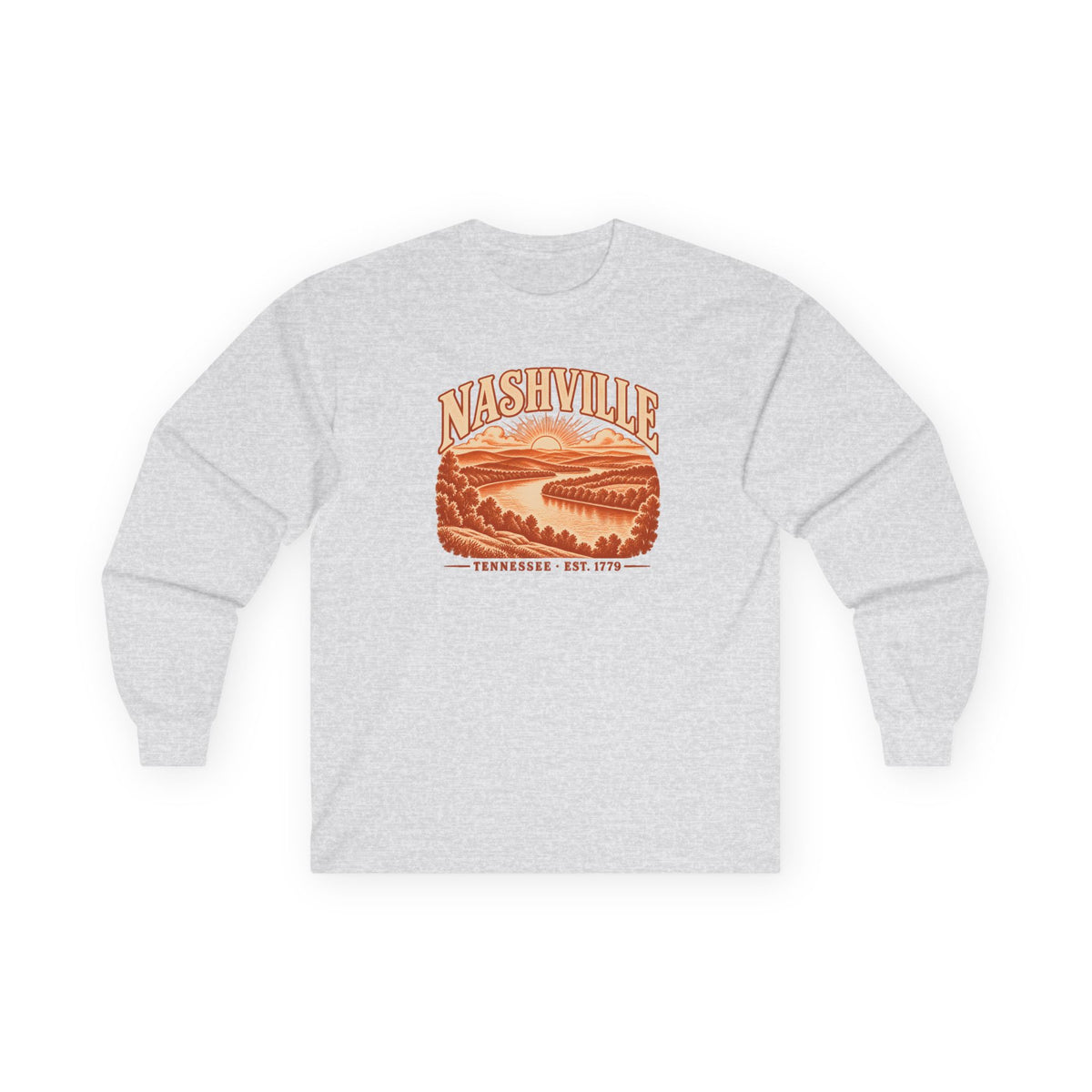 Nashville Engraved Valley Long Sleeve T-Shirt